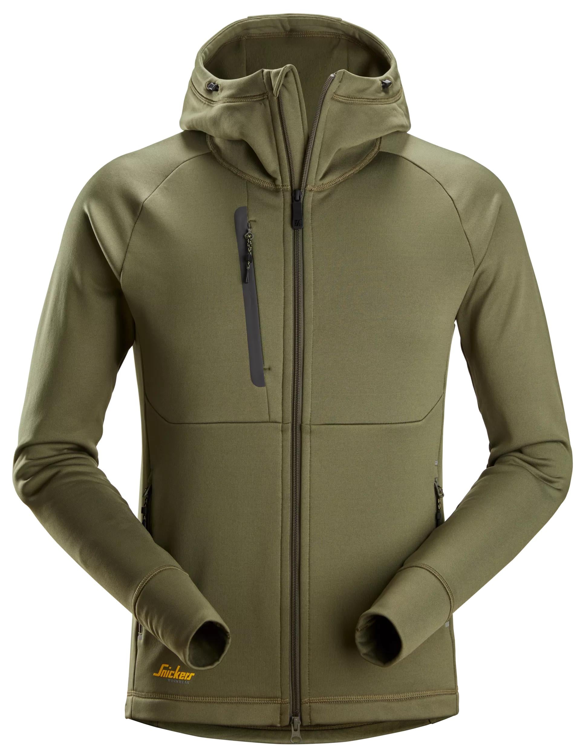Snickers Flexiwork Polartec Power Stretch Hoodie Met Volledige Rits 8026