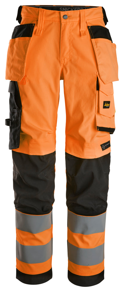 Snickers High-Vis KL2 Dames Stretchbroek Holsterzakken 6743