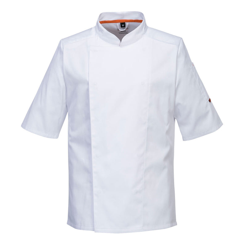 Portwest MeshAir Pro Koksbuis Korte Mouw  (Wit)