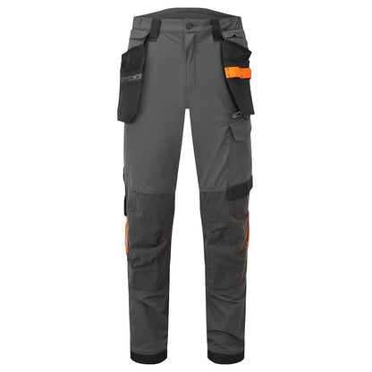 Portwest EV4 Stretch Holster Werkbroek  (Staalgrijs)