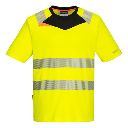 Portwest DX4 Hi-Vis T-Shirt S/S CL.2  (Geel/Zwart)
