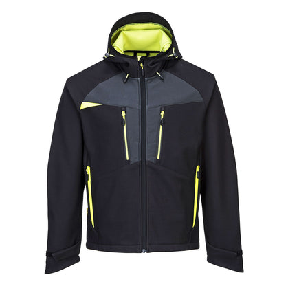 Portwest DX4 Softshell Jacket Stretch  (Zwart)