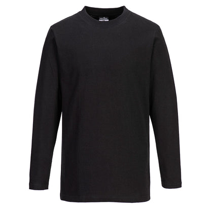 Portwest Long Sleeve T-Shirt  (Zwart)