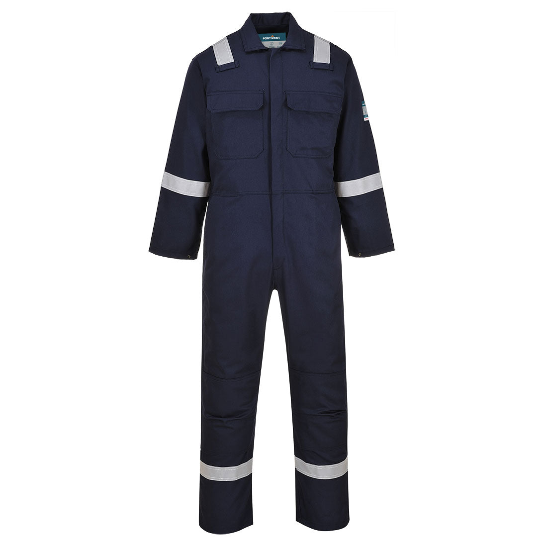Portwest Bizweld Classic Multinorm Coverall  (Navy)