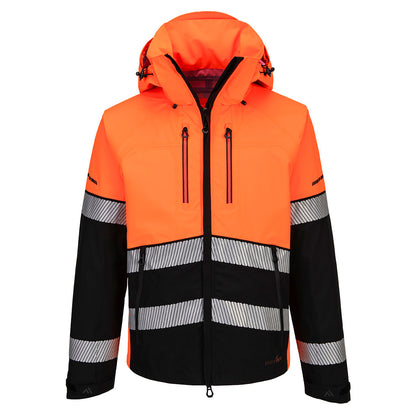 Portwest EV4 Hi-Vis Shell Jacket (3L) (Oranje/Zwart)