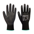 Portwest PU Palm Glove Latex Free  (Zwart)