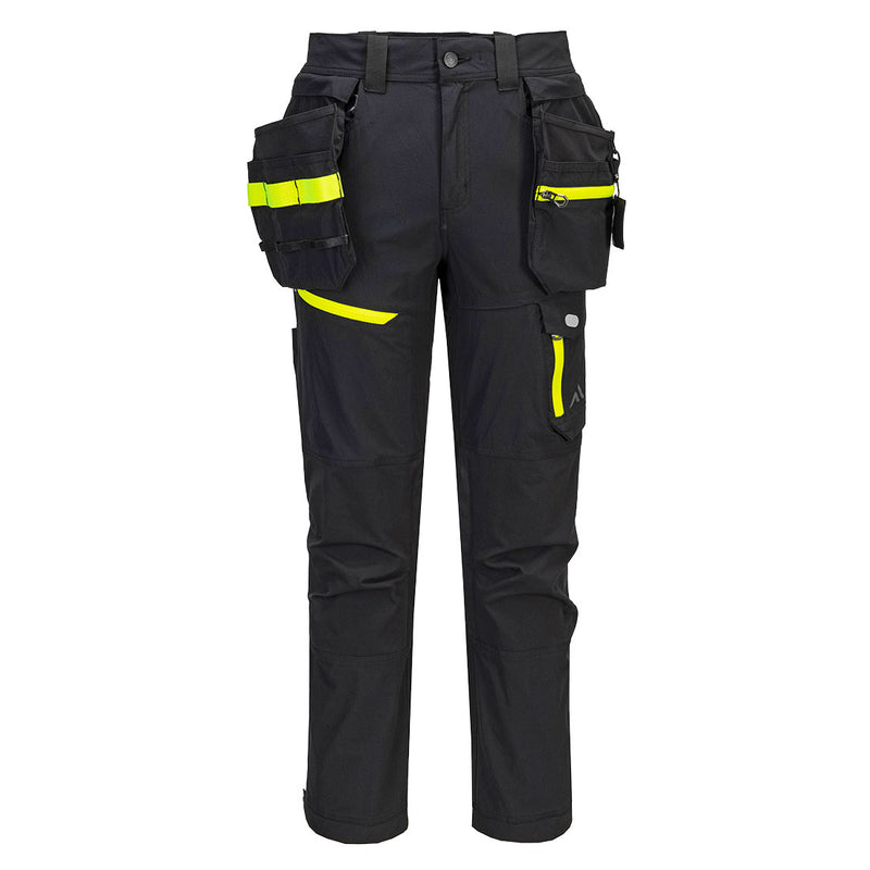 Portwest EV4 Lightweight Detachable Holster Werkbroek (Zwart)