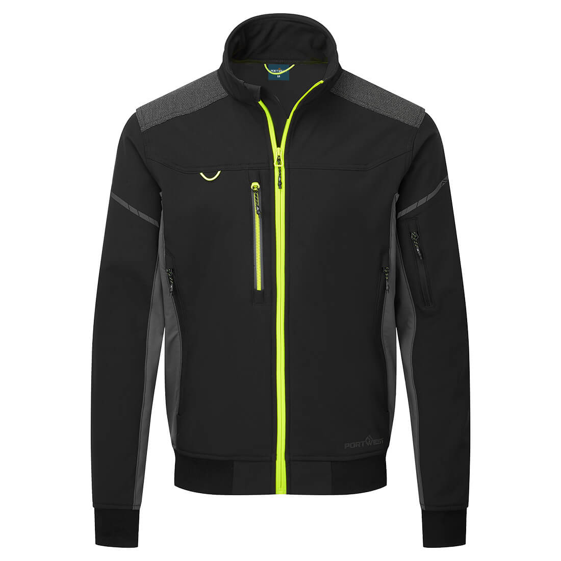 Portwest EV4 Softshell Bomber Jacket  (Zwart)