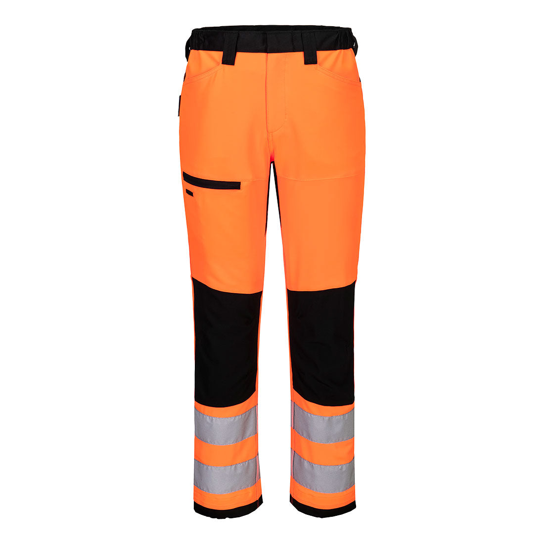 Portwest WX2 Eco Hi-Vis Class 2 Service Werkbroek (Oranje/Zwart)