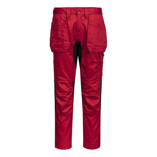 Portwest WX2 Stretch Holsterbroek  (Rood)