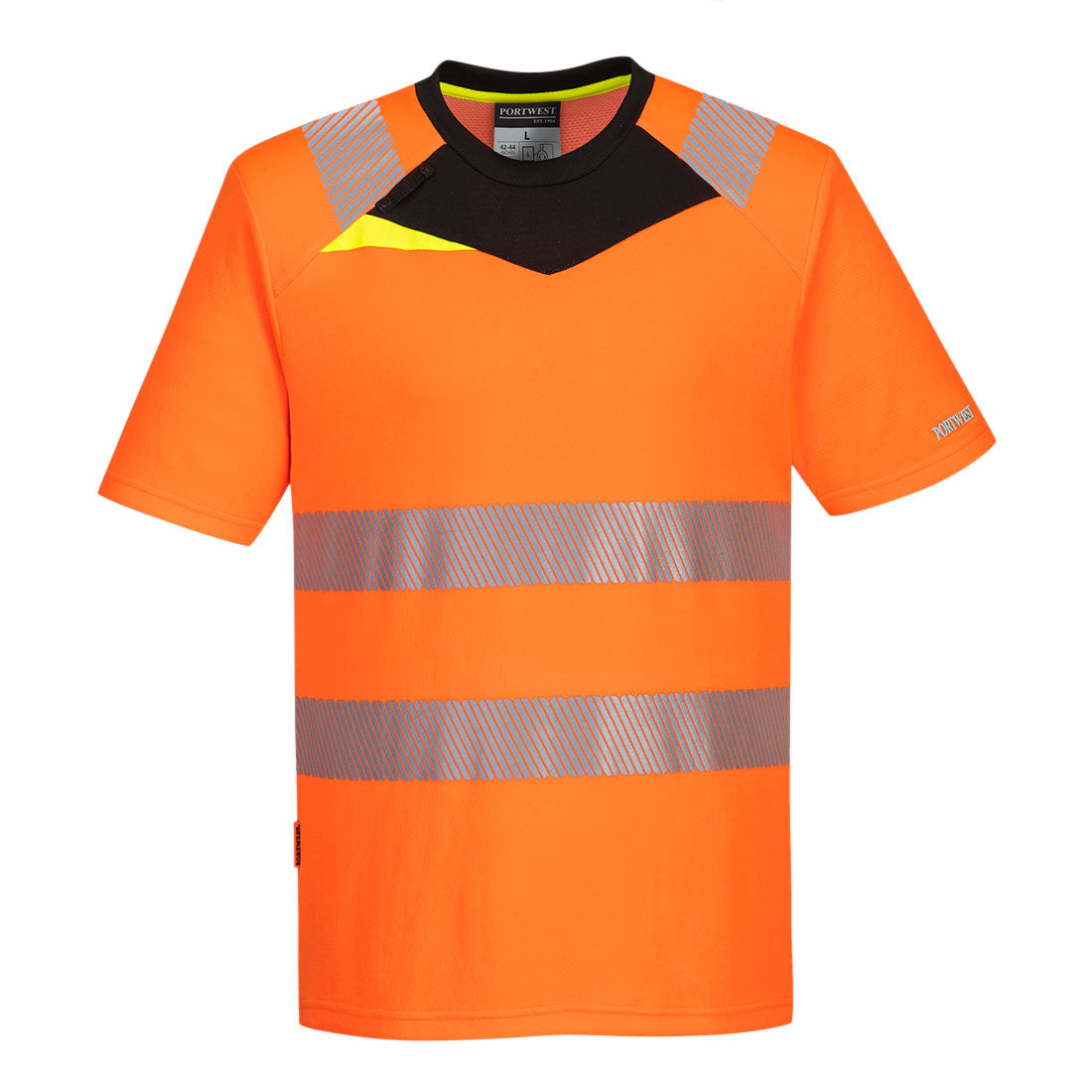 Portwest DX4 Hi-Vis T-Shirt S/S CL.2  (Oranje/Zwart)