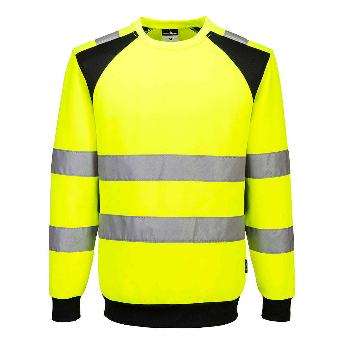 Portwest WX2 Eco Hi-Vis Sweatshirt (Geel/Zwart)