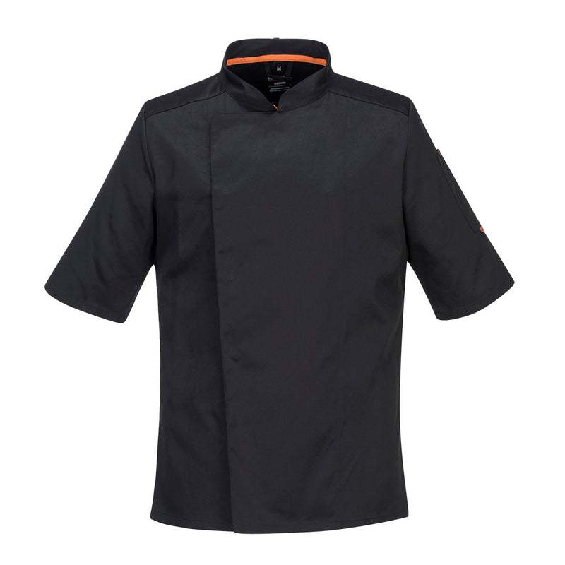 Portwest MeshAir Pro Koksbuis Korte Mouw  (Zwart)