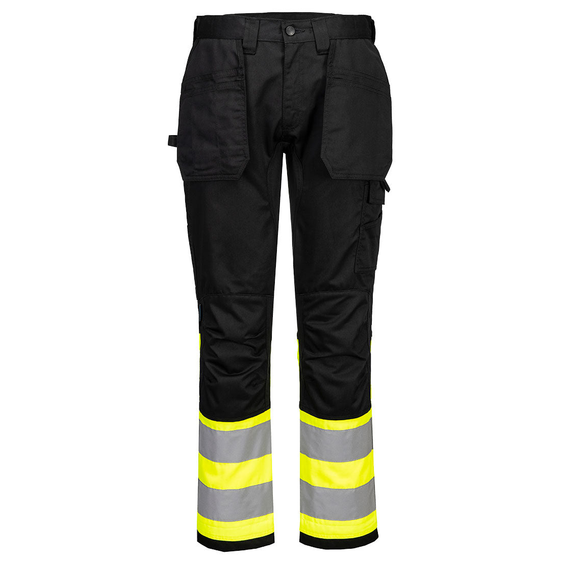 Portwest WX2 Eco Hi-Vis Holster Werkbroek Class 1 (Geel/Zwart)