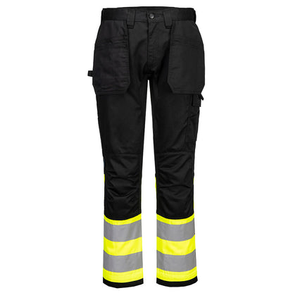 Portwest WX2 Eco Hi-Vis Holster Werkbroek Class 1 (Geel/Zwart)