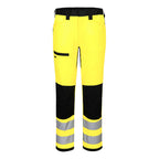 Portwest WX2 Eco Hi-Vis Class 2 Service Werkbroek (Geel/Zwart)