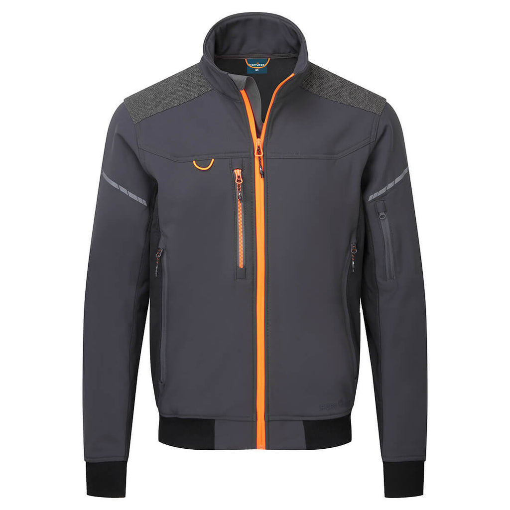 Portwest EV4 Softshell Bomber Jacket  (Staalgrijs)