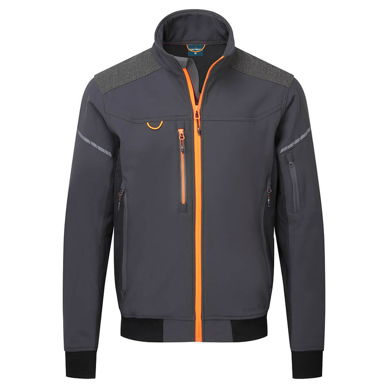 Portwest EV4 Softshell Bomber Jacket  (Staalgrijs)
