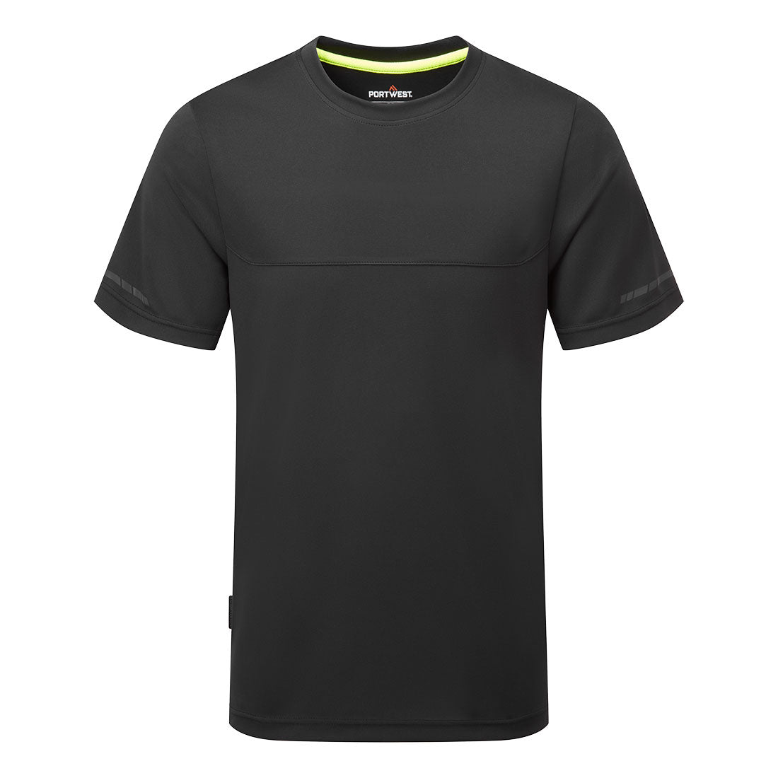 Portwest EV4 Lightweight T-Shirt S/S (Zwart)
