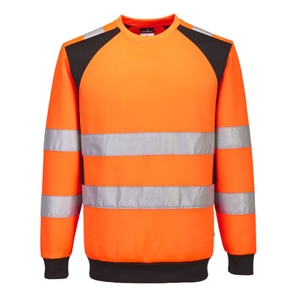 Portwest WX2 Eco Hi-Vis Sweatshirt (Oranje/Zwart)