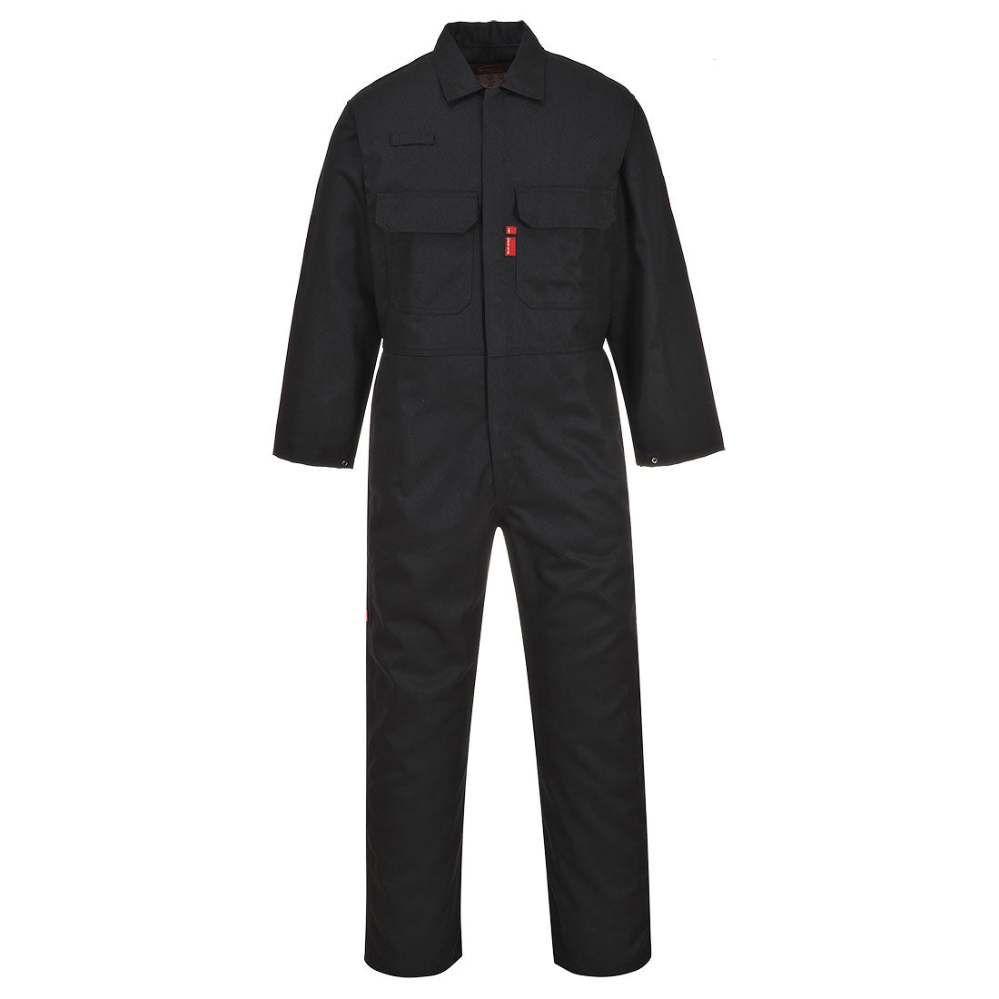 Portwest Bizweld Flame Retardant Coverall BIZ1  (Zwart)
