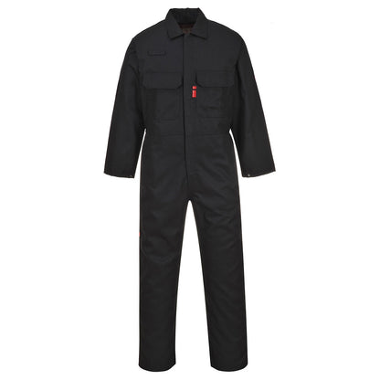 Portwest Bizweld Flame Retardant Coverall BIZ1  (Zwart)