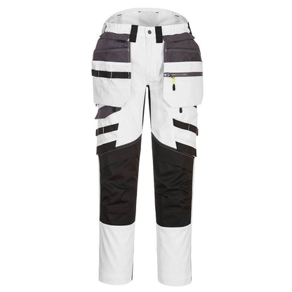 Portwest DX4 Holster Broek Stretch  (Wit/Grijs)