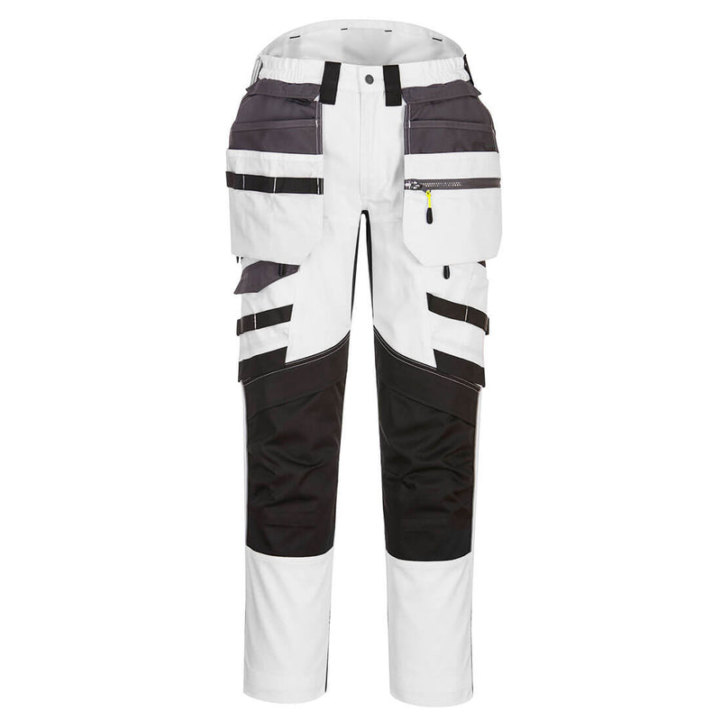 Portwest DX4 Holster Broek Stretch  (Wit/Grijs)