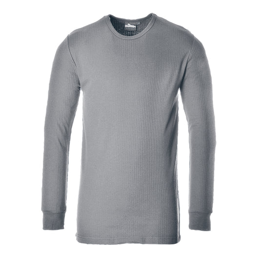 Portwest Thermal T-Shirt Long Sleeve B123  (Grijs)