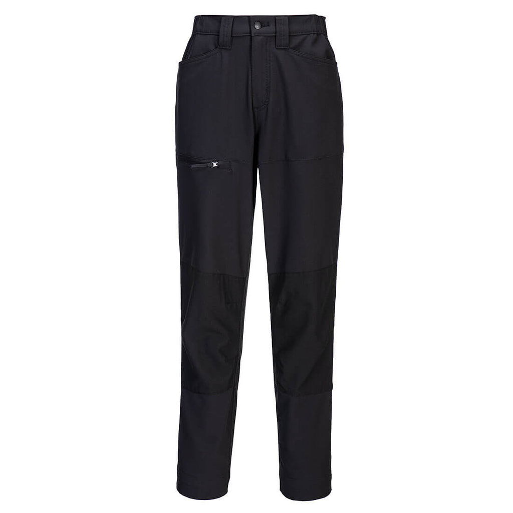 Portwest WX2 Eco Dames Stretch Werkbroek  (Zwart)