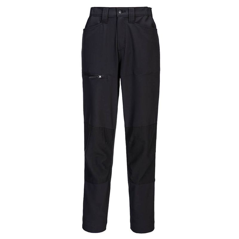 Portwest WX2 Eco Dames Stretch Werkbroek  (Zwart)