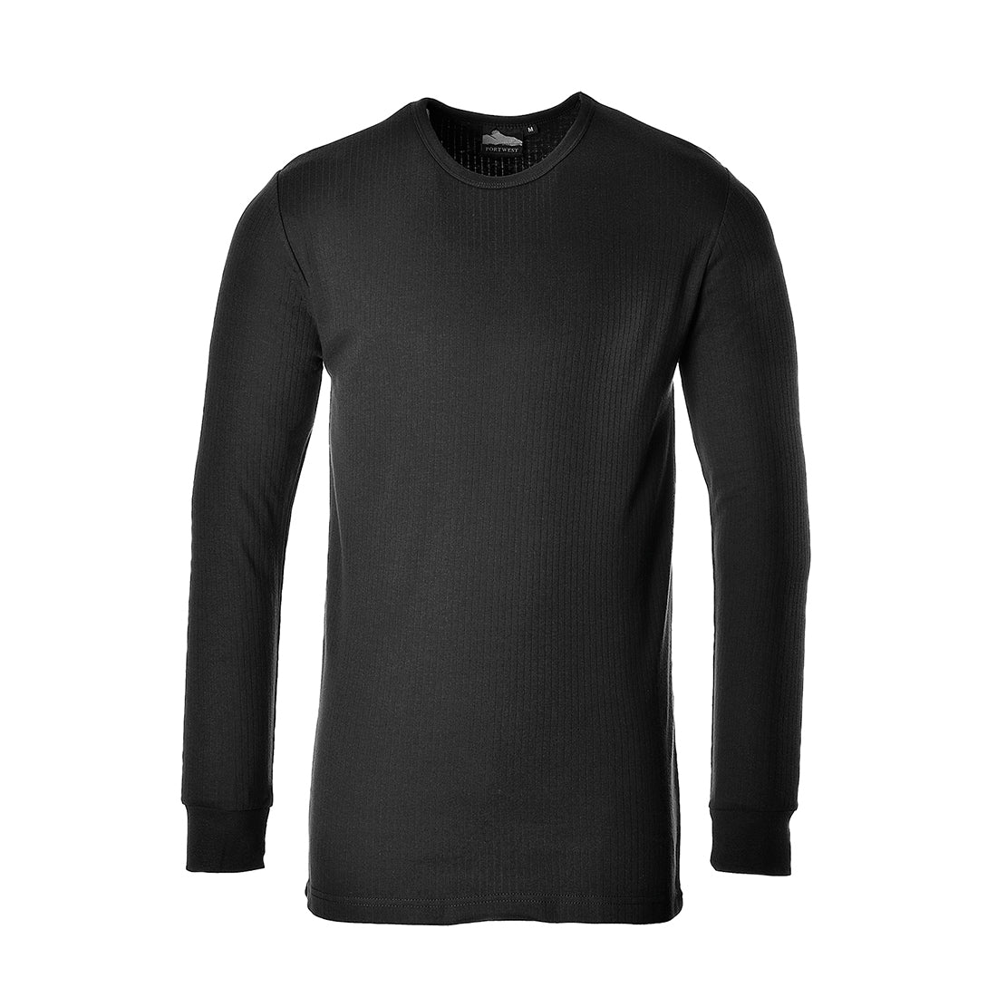 Portwest Thermal T-Shirt Long Sleeve B123  (Zwart)