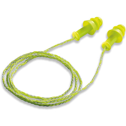 Uvex whisper+ 2111-212 oordop met koordje in minibox 50 paar (Groen)