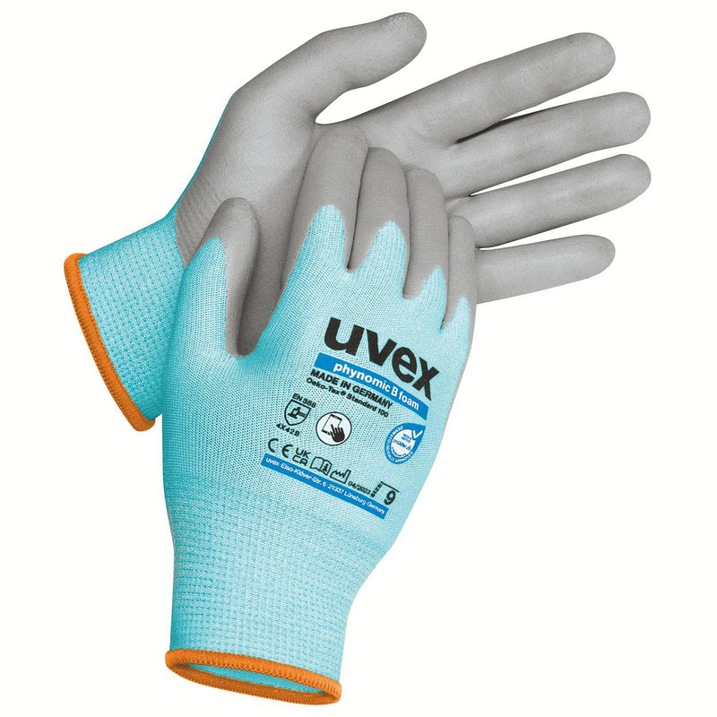 10Pr Uvex Phynomic C3 Foodhandschoen (Blauw)
