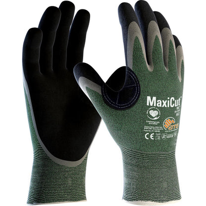 12Pr ATG MaxiCut Oil 34-304 handschoen (Groen)