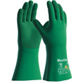 12Pr ATG Maxichem 76-830 NBR chemischbestendige handschoen (Groen)
