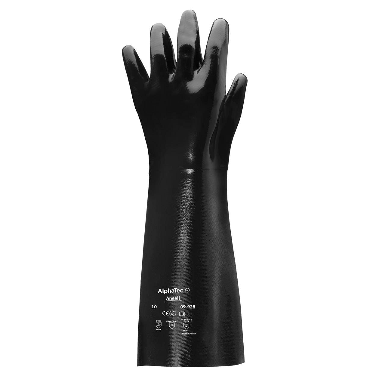 Ansell AlphaTec Solvex 09-928 handschoen (Zwart)