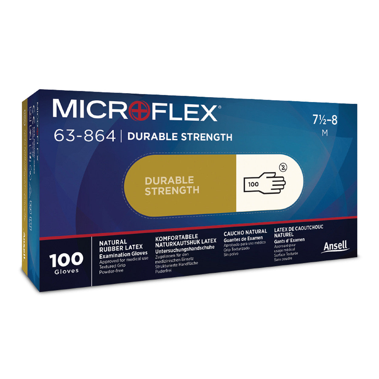 Ansell MicroFlex 63-864 medische handschoen 100 stuks (Wit)