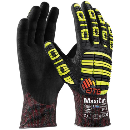 12Pr ATG MaxiCut Ultra AD-APT 52-6745FI Impacthandschoen (Zwart)