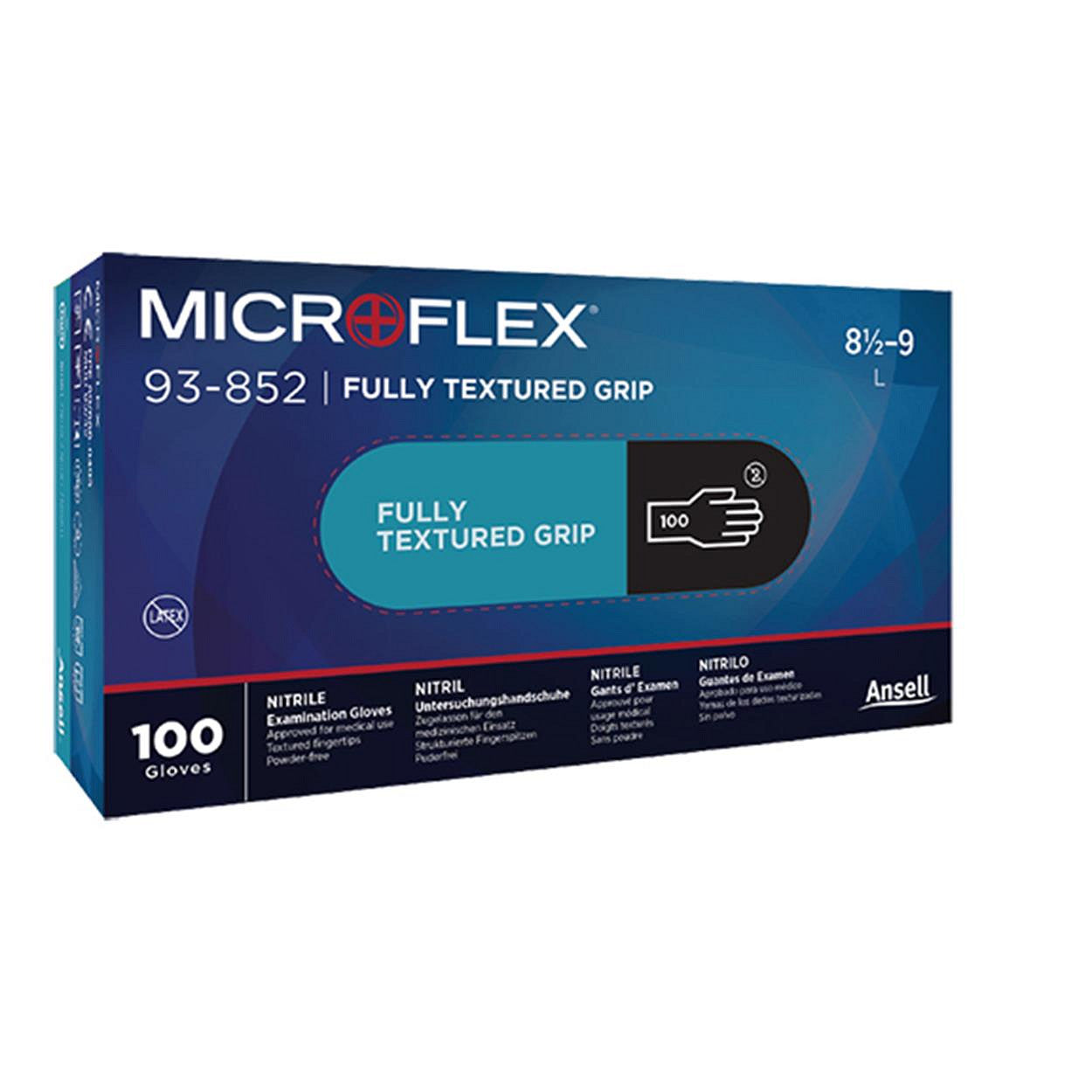 Ansell MicroFlex 93-852 wegwerp 100 stuks zwart (Zwart)