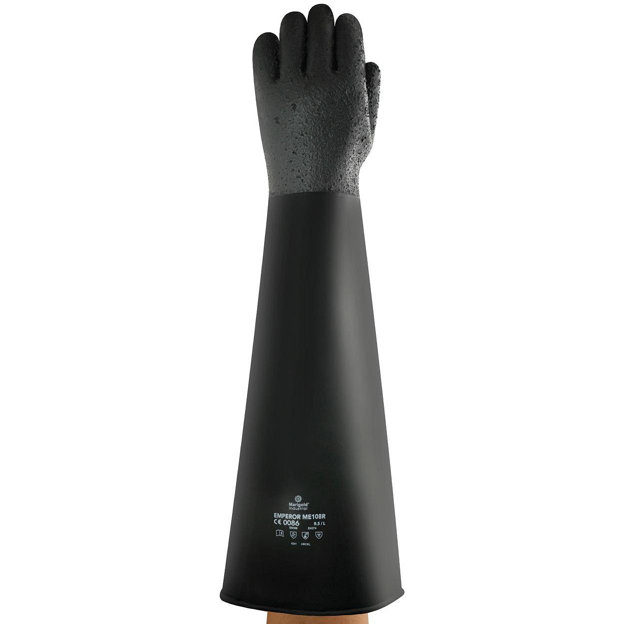 Ansell AlphaTec 87-108 handschoen (Zwart)