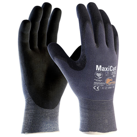 12Pr ATG MaxiCut Ultra Cut C Handschoenen 44-3745 (Blauw)
