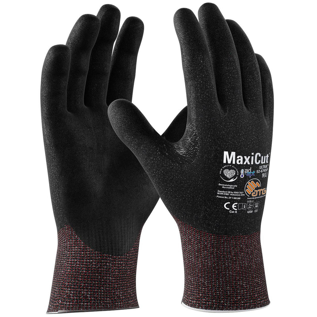 12 Paar ATG MaxiCut Ultra AD-APT 52-6745F handschoen