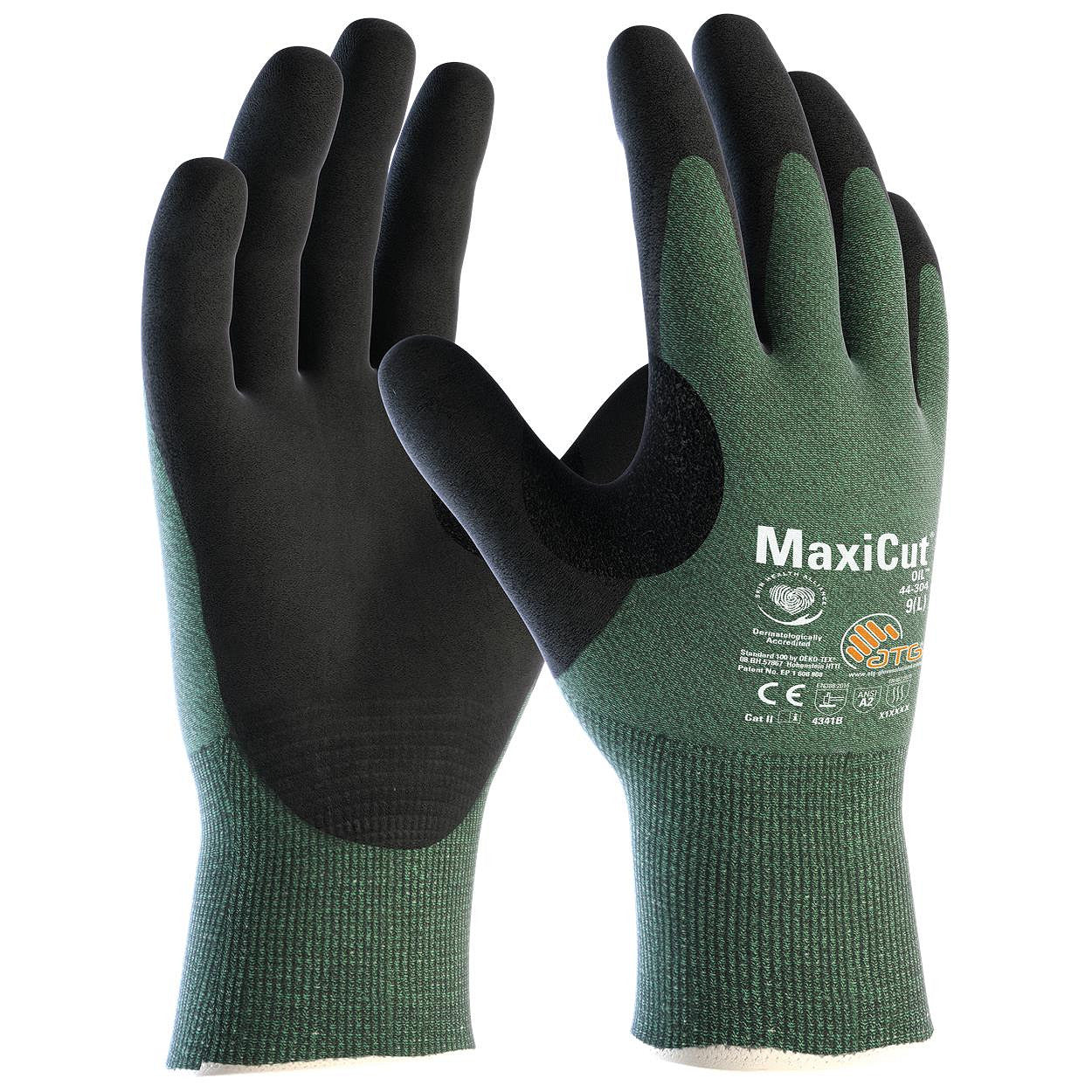 12 Paar ATG MaxiCut Oil 44-304 NBR handschoen