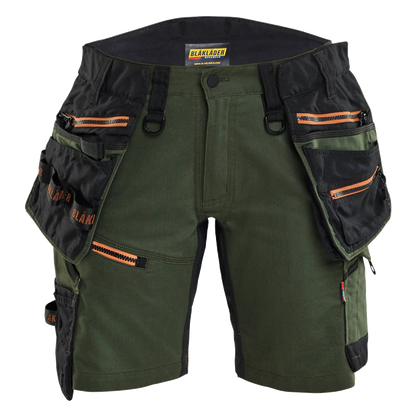 blaklader-striker-dames-2-weg-stretch-shorts-bosgroen