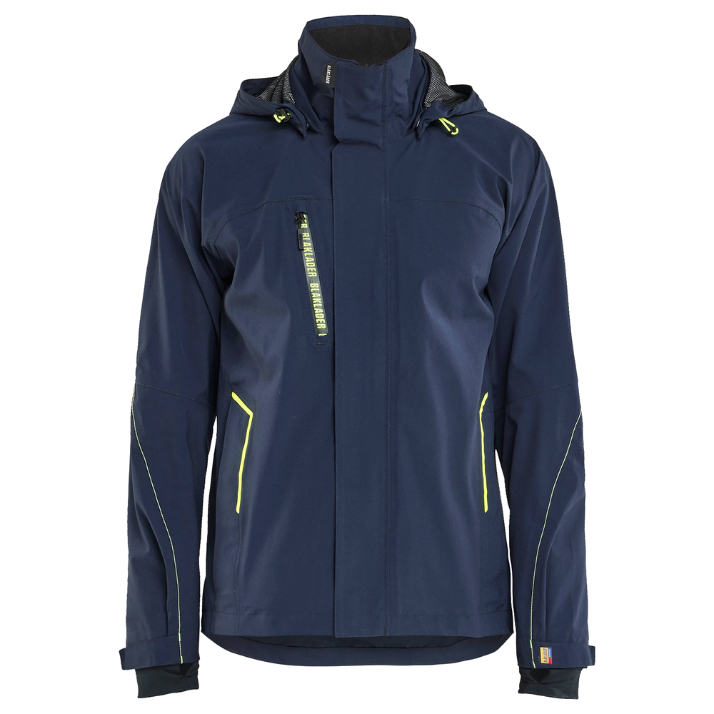 blaklader-shell-jack-stretch-navy-geel