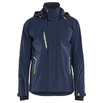 blaklader-shell-jack-stretch-navy-geel