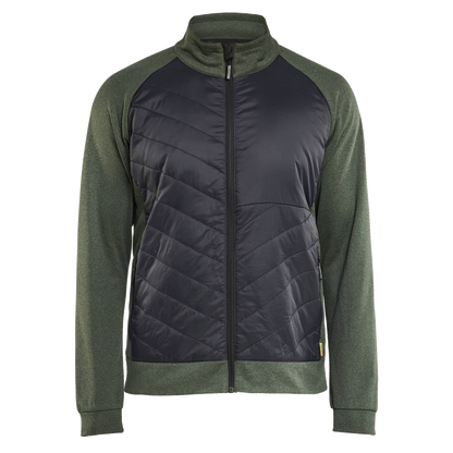 blaklader-hybride-sweatvest-bosgroen-zwart