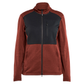 blaklader-dames-sweatvest-met-hele-rits-donkerrood-zwart