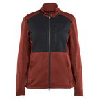 blaklader-dames-sweatvest-met-hele-rits-donkerrood-zwart
